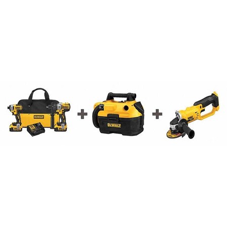 Cordless Combo Kit 20.0V 4 Tools by USA Dewalt Cordless Power Tool Combination Kits