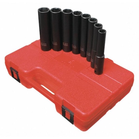 Extra Deep Socket Set SAE 1/2" Drive by USA Sunex Socket Sets