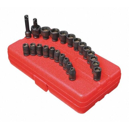Master Magnetic Impact Socket Set 1/4 by USA Sunex Socket Sets