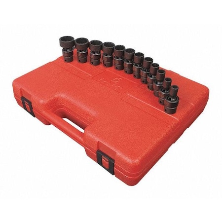 Unv Imp Sckt Set SAE 12 pcs. 3/8" 12 pt. by USA Sunex Socket Sets