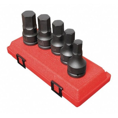 Impact Hex Driver Set SAE 3/4" Drive by USA Sunex Socket Sets