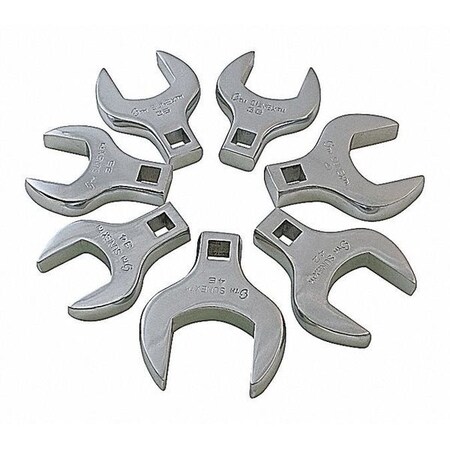 Metrc Jumbo Crowft Wrnch Set 7 pcs. 1/2 by USA Sunex Crowfoot Socket Wrenches