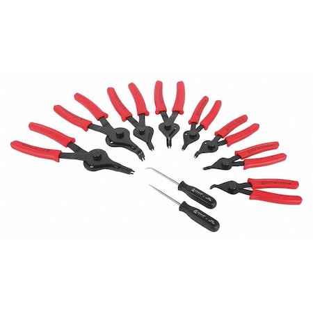 Snap Ring Pliers Set 10 pcs. by USA Sunex Retaining & Lock Ring Pliers