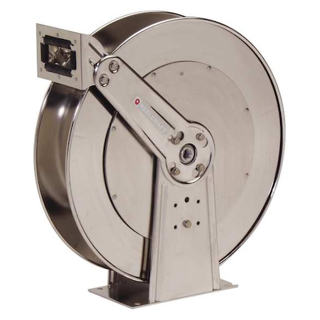 Air Hose Reel Stainless Steel 3/4x50ft. by USA Reelcraft Pneumatic Spring Return Hose Reels