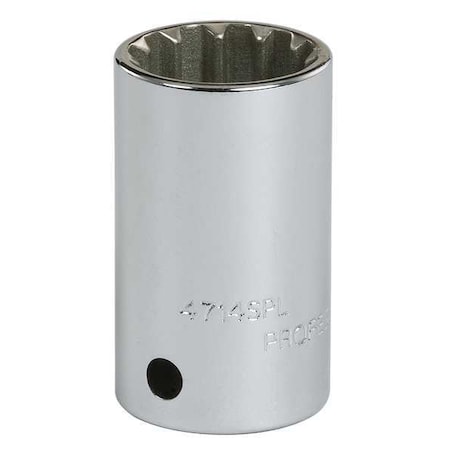 Socket 1/4 in. Dr 3/8 in. Spline Type J4712SPL by USA Proto Sockets
