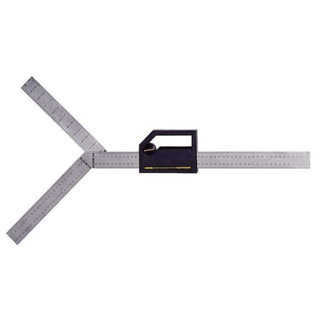 Mul T Square SS 29 x 9 45 & 90 Deg by USA Sumner Squares Bevels & Stair Gauges