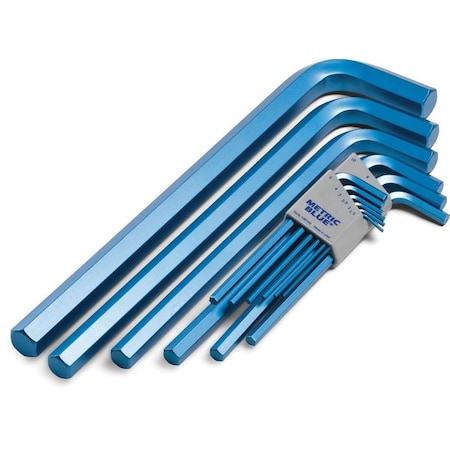 Hex Key Set Pieces 12 M13 by USA Metric Blue Hex Key Sets