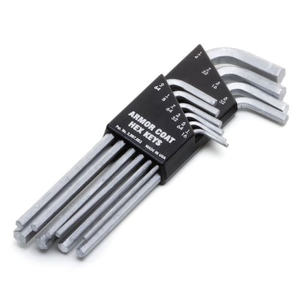 Hex Key Set Pieces 10 S17 Type UST260071 by USA Armor Coat Hex Key Sets