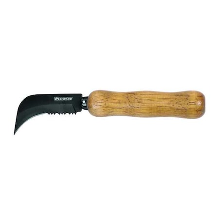 Linoleum Knife Fixed 8 1/4 In Hardwood by USA Westward Utility Knives
