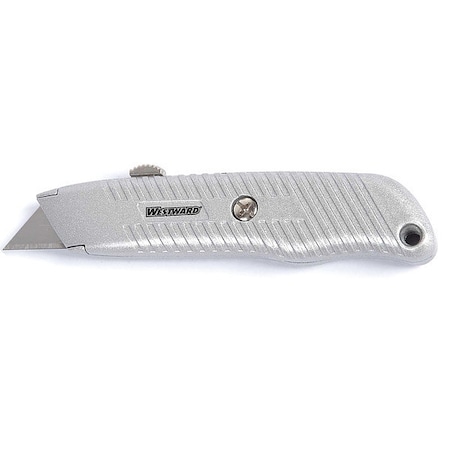 Utility Knife 5 7/8 In. Silver by USA Westward Utility Knives