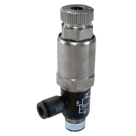 Pressure Regulator 1/4 In 15 to 115 psi by USA Legris Pneumatic Vacuum & Pressure Relief Valves