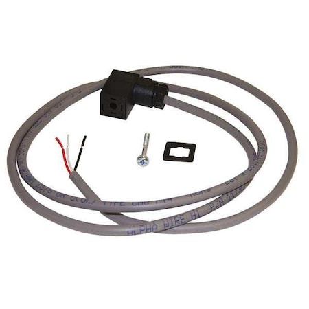 DIN Connector With Cable and Resistor by USA Gems Sensors Pneumatic Solenoid Valve Accessories
