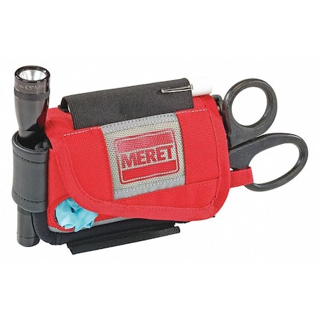 7" PPE Fire Pro Pack(TM) Red by USA Meret Soft Sided Tool Storage Products