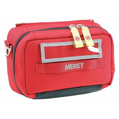 11" AIRWAY(TM) PRO Intubation Tri Fold Red by USA Meret Soft Sided Tool Storage Products