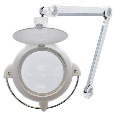 Magnifier Light LED IvoryClamp On Type 26508 LDV by USA Aven Inspection Magnifiers