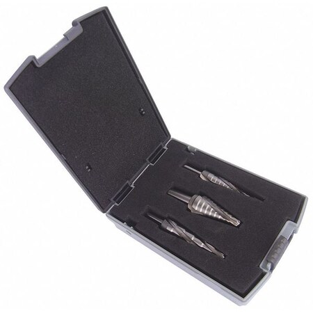 Step Drill Bit Set HSS 1/8 3/4 In. 3 pc. by USA Westward Step Drill Bits