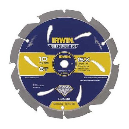 Saw Blade Steel 10in 6Teeth by USA Irwin Circular Power Saw Blades