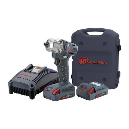Cordless Impact Wrench Kit 20.0V 1/2 in. Type W5151P K22 by USA Ingersoll Cordless Power Impact Tools