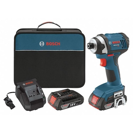 Cordless Impact Driver 18V 1/4 In. by USA Bosch Cordless Power Impact Tools