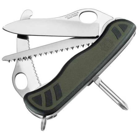 Multi Tool Knife 4 Tools 5 Func SS Olive by USA Victorinox Multi tool Pliers