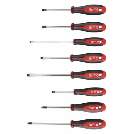 Screwdriver Set w/ECX Bit 8 pcs. by USA Milwaukee Screwdriver Sets