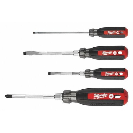 Screwdriver Set Cushion Grip 4 pcs. by USA Milwaukee Screwdriver Sets