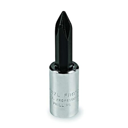 Socket Bit 1/4 in. Dr #1 Phillips Type J4737 by USA Proto Sockets