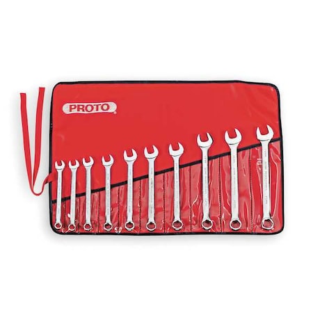 Combo Wrench Set Antislip 10 19mm 9 Pc by USA Proto Combination Wrench Sets