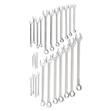 Combo Wrench Set Antislip 1/4 2 in 26 Pc by USA Proto Combination Wrench Sets