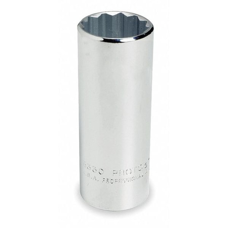 Socket 1/2 in. Dr 1 in. 12 Pt. Type J5332 by USA Proto Sockets