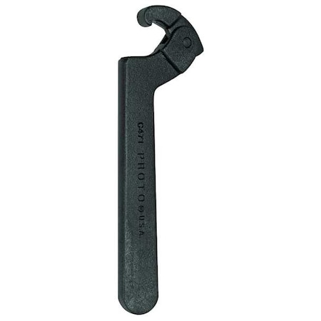 Adj. Hook Spanner Wrench L 6 3/8 in. by USA Proto Spanner Wrenches