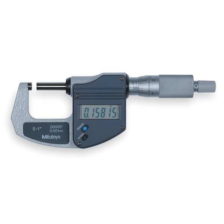 Electronic Micrometer 0 1 In Ratchet by USA Mitutoyo Micrometers