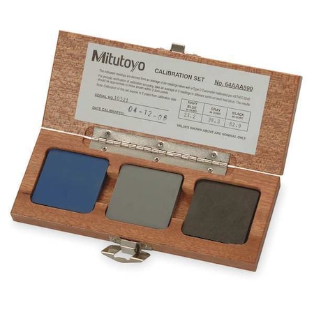 Calibration Set Shore D Range 20 40 80 by USA Mitutoyo Hardness Testers