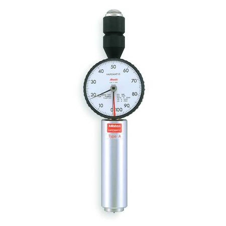 Analog Durometer Shore A 0.71 In Dia by USA Mitutoyo Hardness Testers