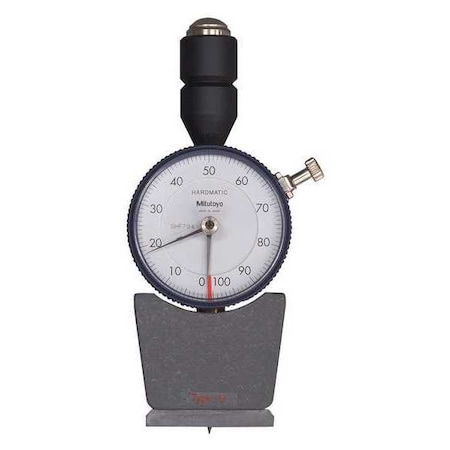 Analog Durometer Shore A 1.73 x 0.71 In by USA Mitutoyo Hardness Testers