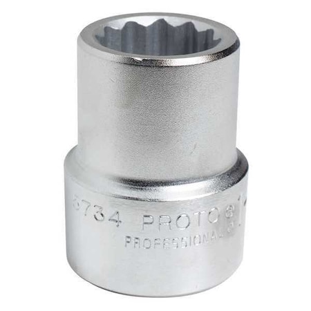 Socket 1 in. Dr 2 1/8 in. 12 Pt. by USA Proto Sockets