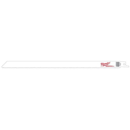 12" L Reciprocating Saw Blade 5 pk. Type 48 00 5194 by USA Milwaukee Reciprocating Power Saw Blades
