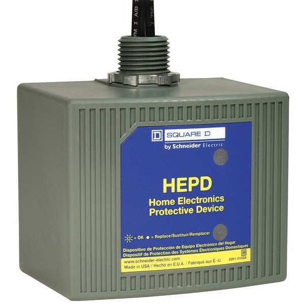 Square D Surge Protection Device, 1 Phase, 120/240V HEPD80