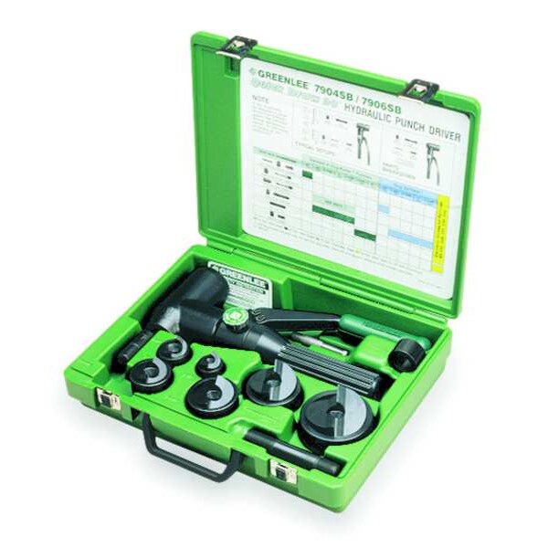 Greenlee Hydraulic Punch Driver Set, 9 7906SB